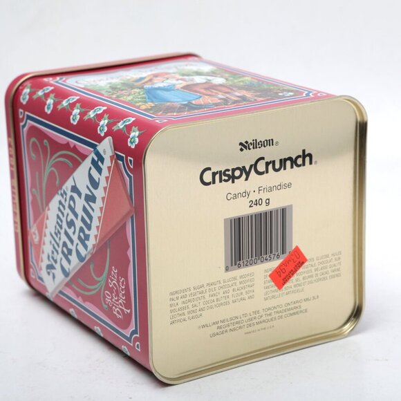 Vintage Neilson Crispy Crunch100 Years Tin Limited Edition Red 90s Retro Decor - Picture 7 of 7